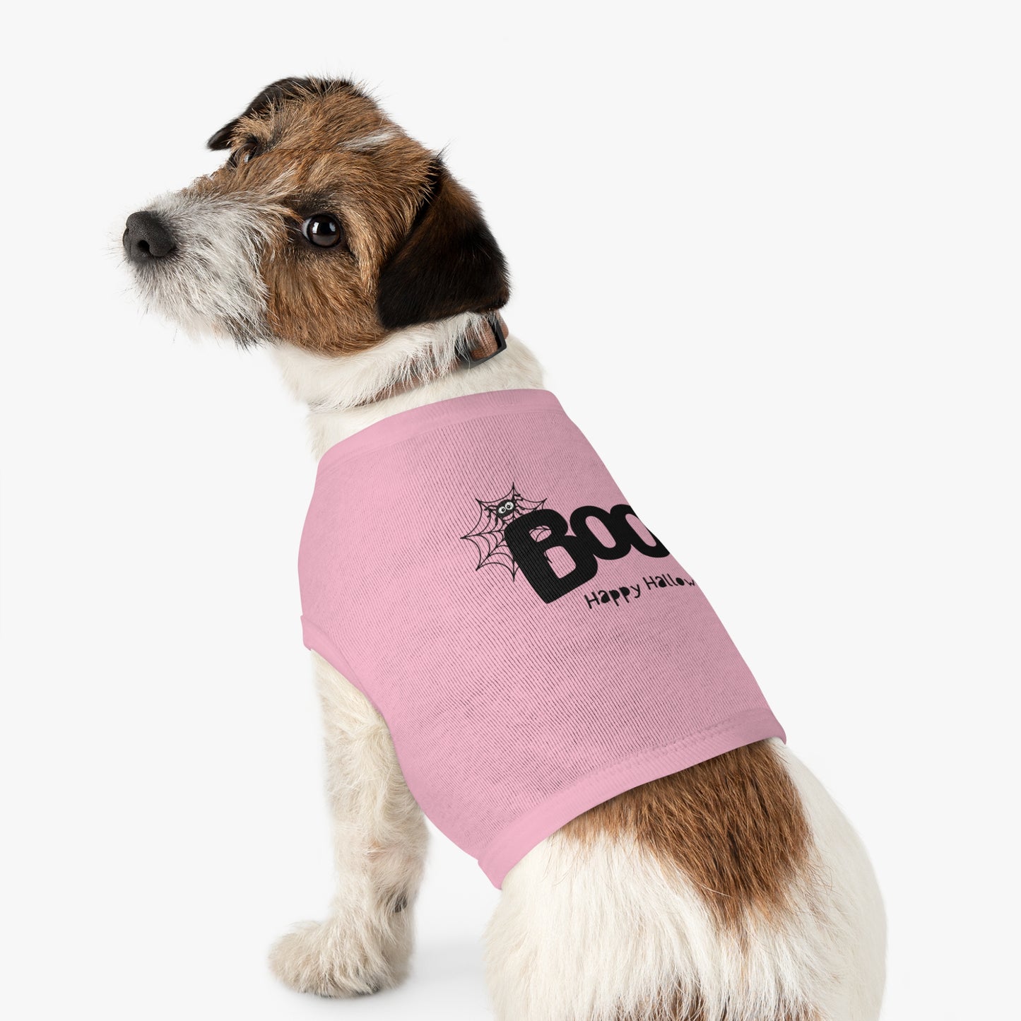 Boo Happy Halloween Pet Tank Top (Also Available in Adult Holiday Collection and Kids Holiday Collection)