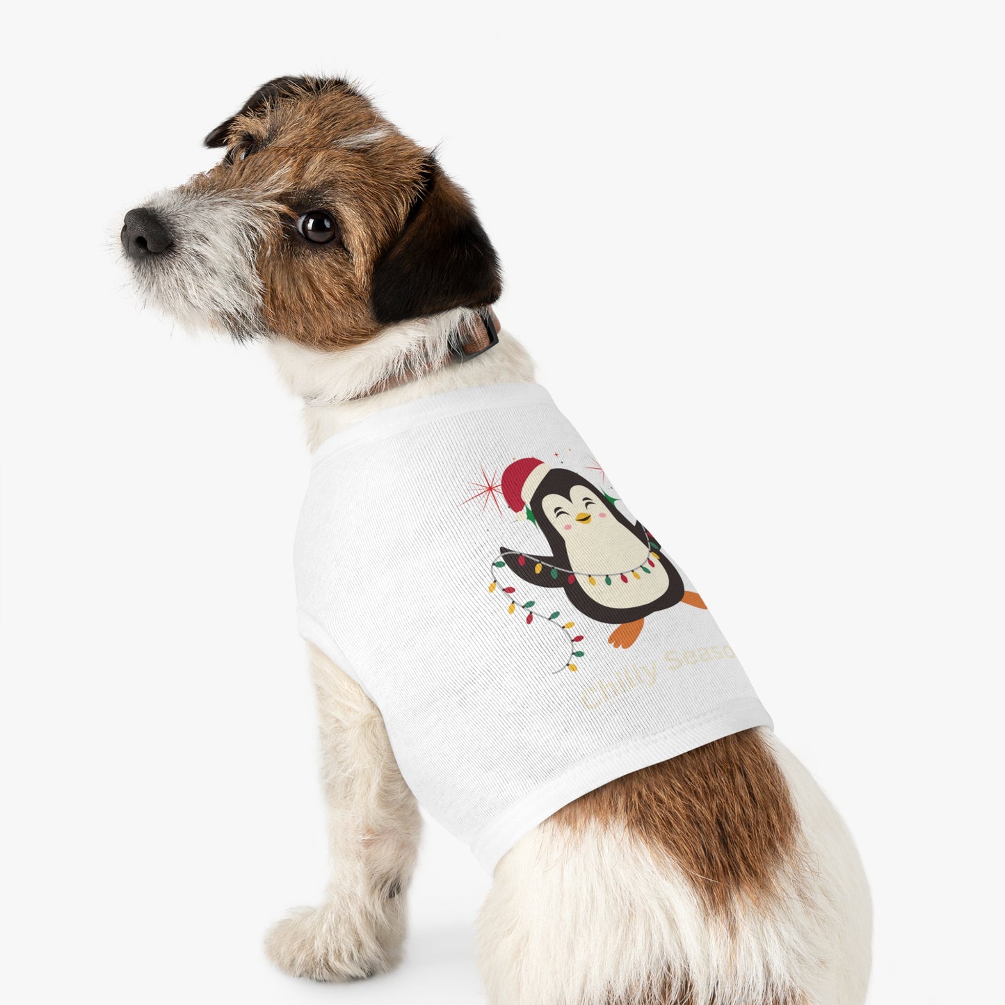 Penguin Chilly Season Pet Tank Top (Also Available in Adult Holiday Collection and Kids Holiday Collection)