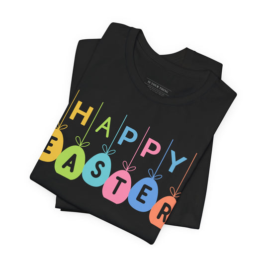 Easter Eggs 'Happy Easter' Unisex Tee