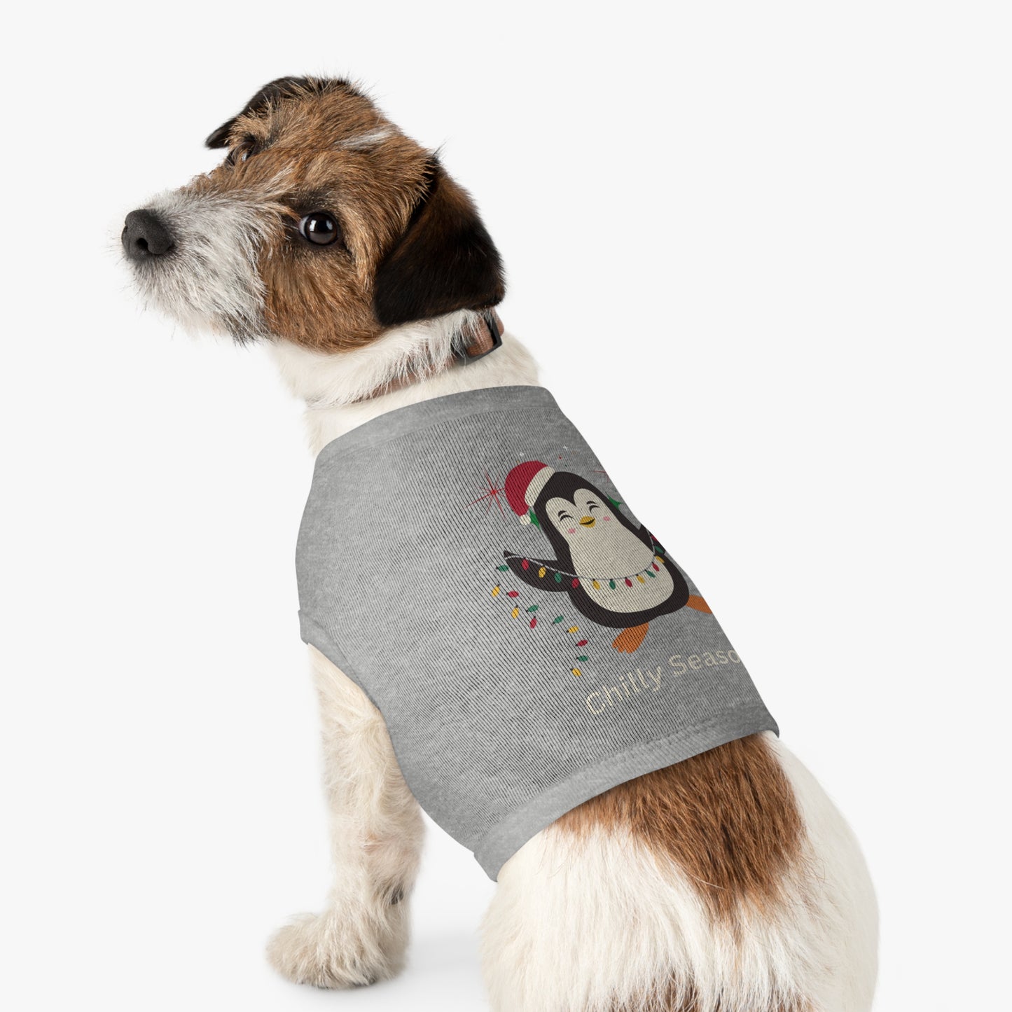 Penguin Chilly Season Pet Tank Top (Also Available in Adult Holiday Collection and Kids Holiday Collection)