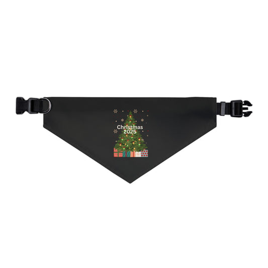 Christmas 2025 Pet Bandana Collar (Black) (Also Available in Adult Holiday Collection and Kids Holiday Collection)