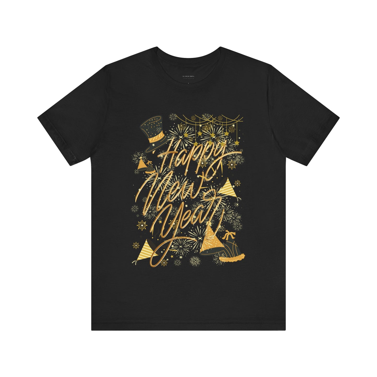 Happy New Year Unisex Tee (Top Hat)