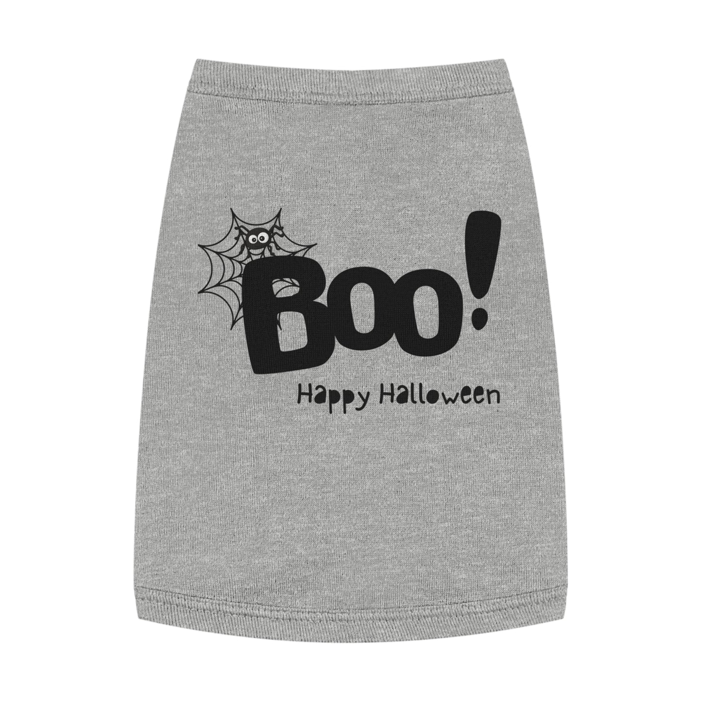 Boo Happy Halloween Pet Tank Top (Also Available in Adult Holiday Collection and Kids Holiday Collection)