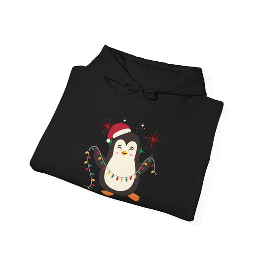 Chilly Season Penguin Unisex Hoodie (Also Available in Kids Holiday Collection and Pet Holiday Collection)
