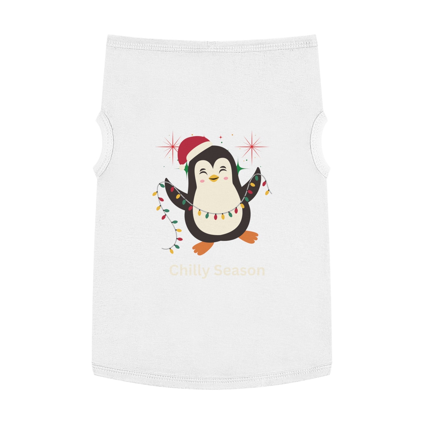 Penguin Chilly Season Pet Tank Top (Also Available in Adult Holiday Collection and Kids Holiday Collection)