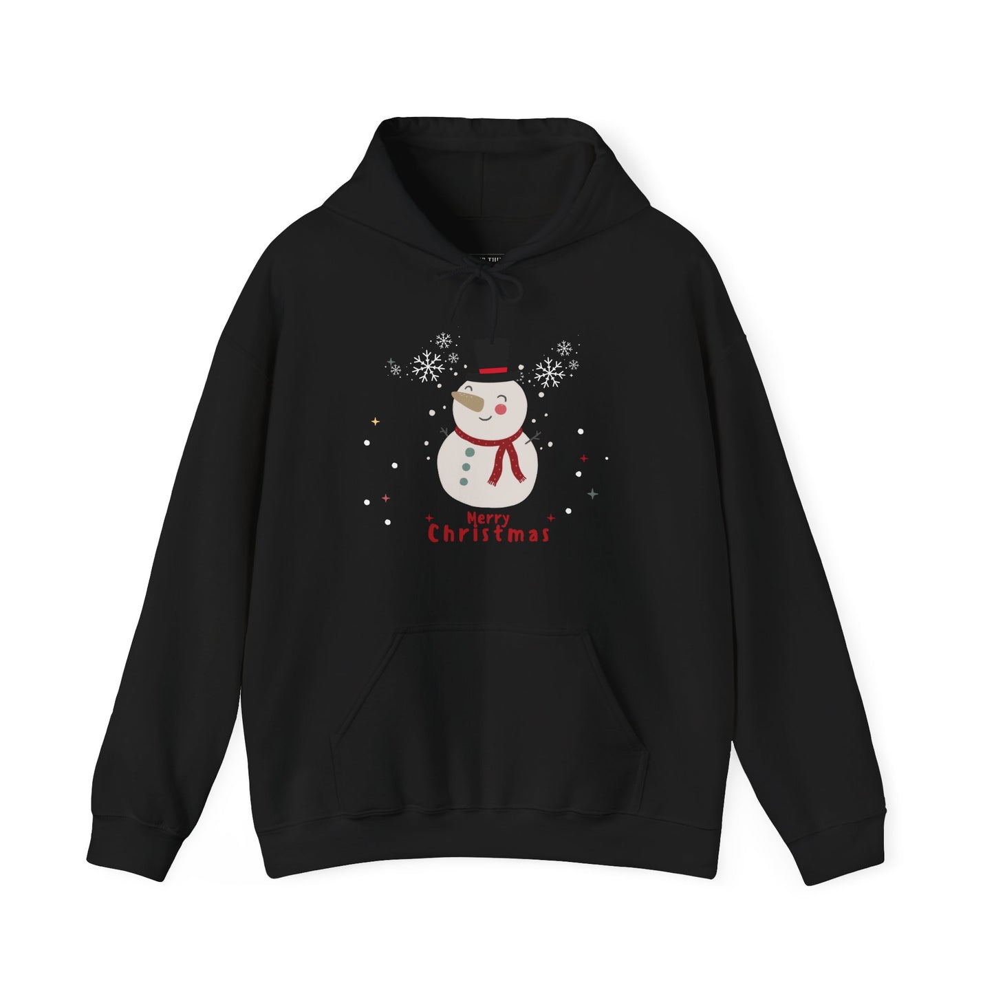 Snowman Merry Christmas Unisex Hoodie (Also Available in Kids Holiday Collection and Pet Holiday Collection)