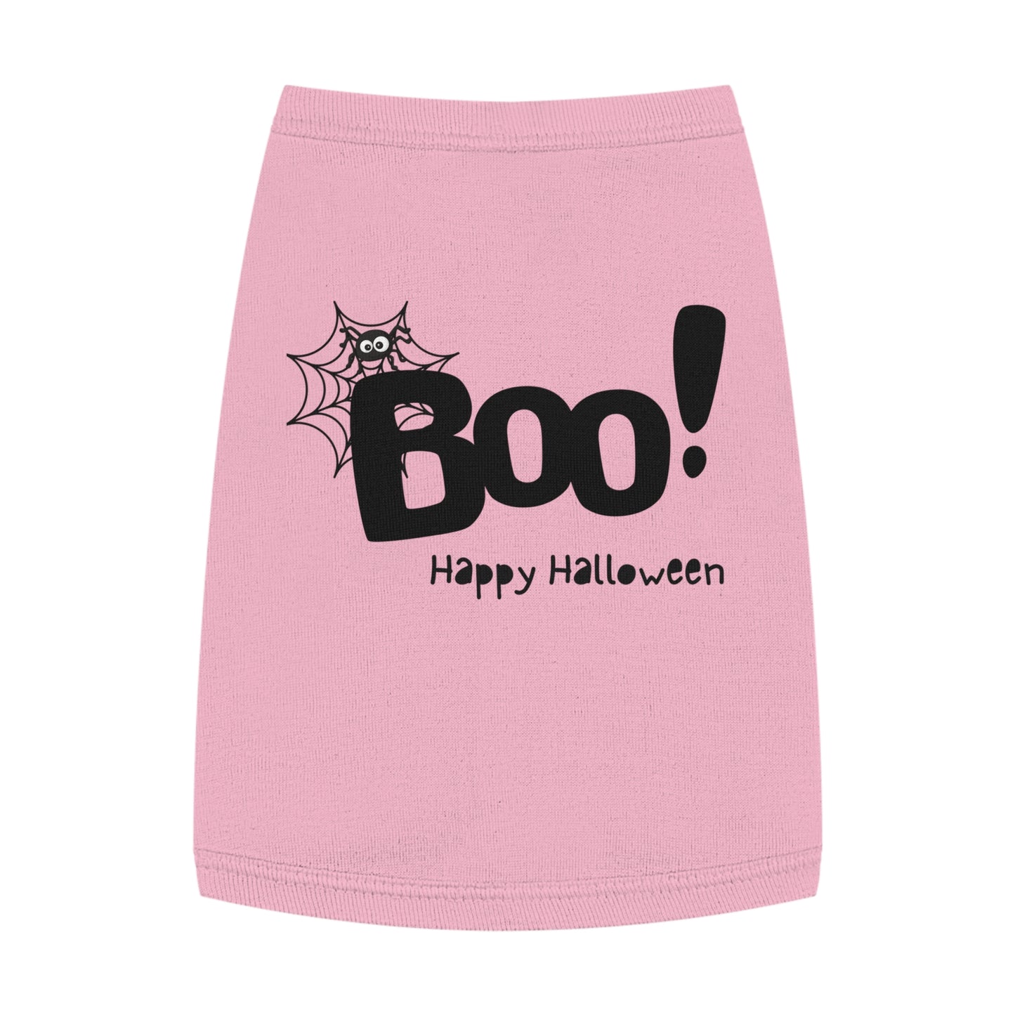 Boo Happy Halloween Pet Tank Top (Also Available in Adult Holiday Collection and Kids Holiday Collection)