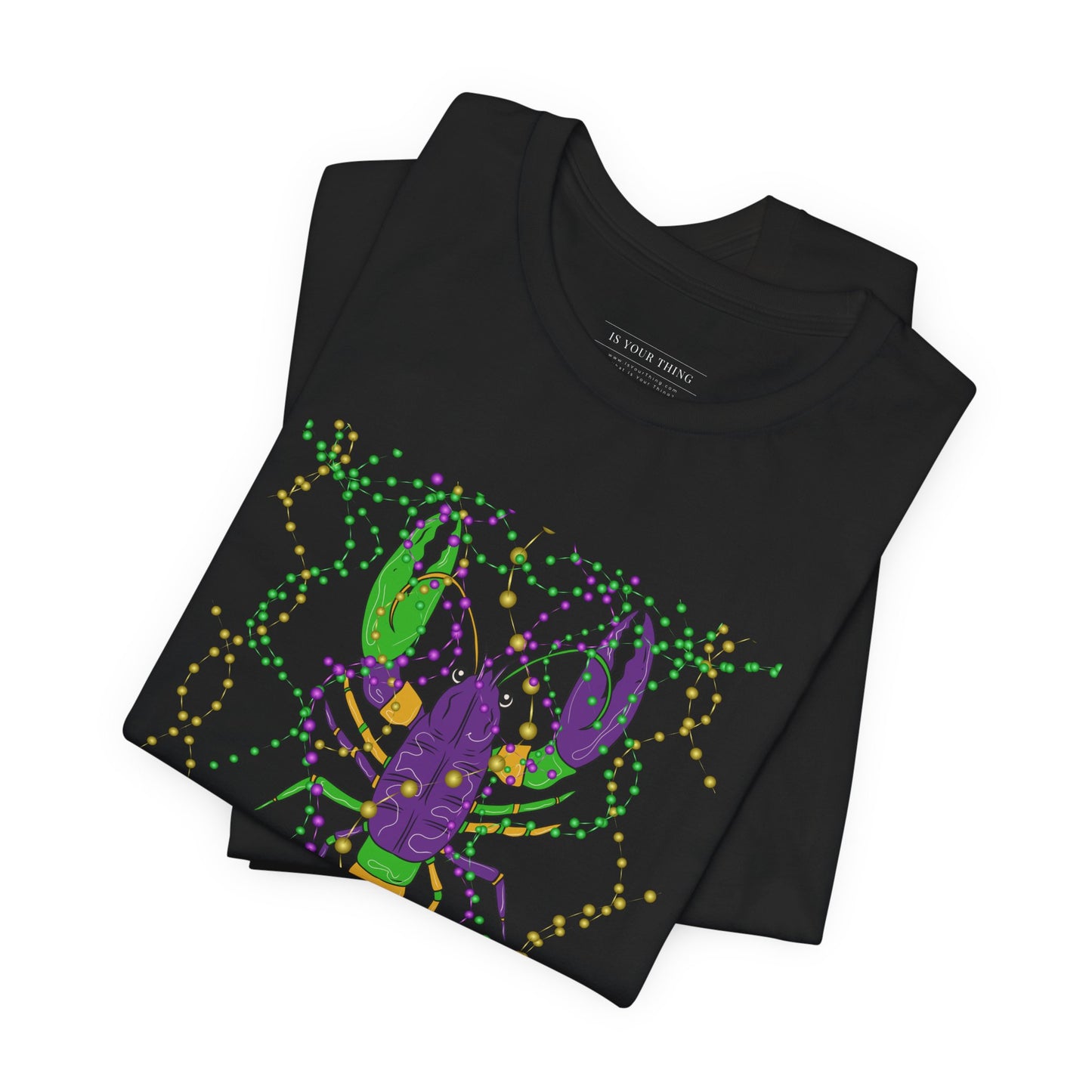 Mardi Gras Crawfish Louisiana Unisex Tee