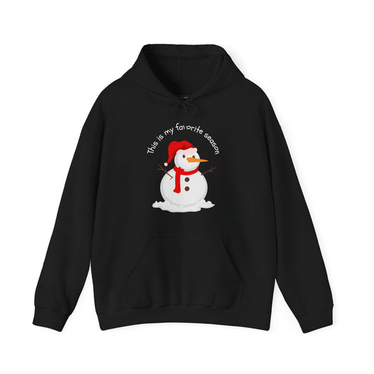 This Is My Favorite Season Unisex Hoodie (Also Available in Kids Holiday Collection and Pet Holiday Collection)