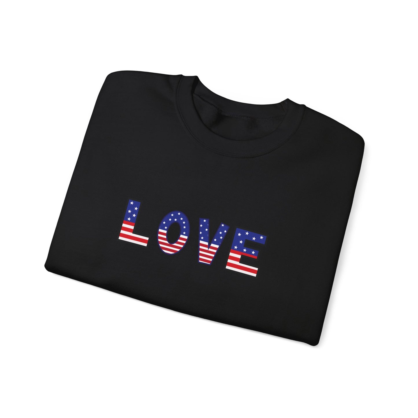 American Flag 'LOVE' Unisex Sweatshirt
