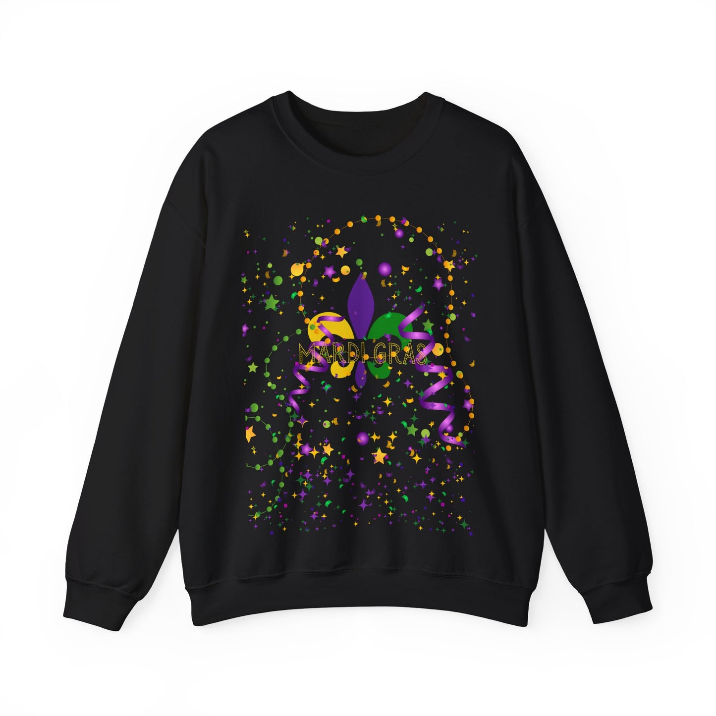Mardi Gras Fleur-de-Lis Unisex Sweatshirt