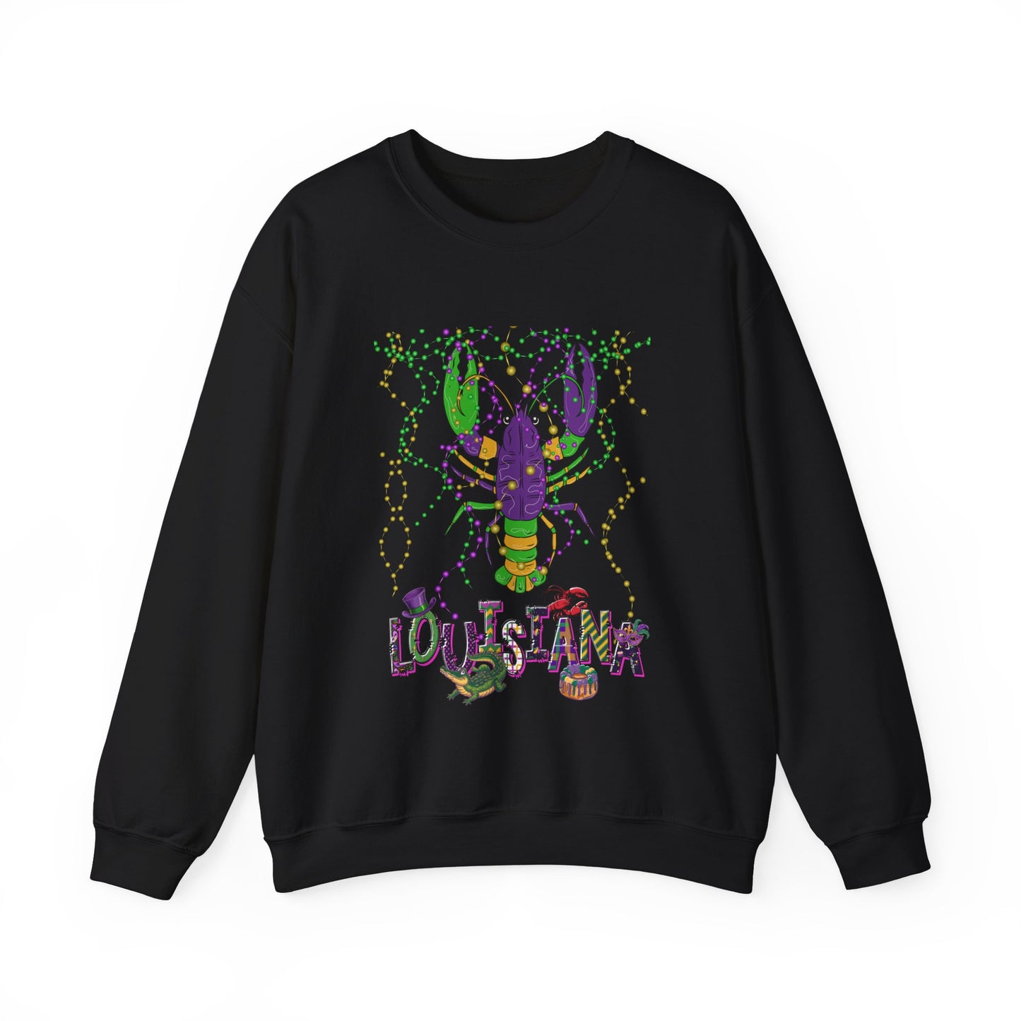 Louisiana Mardi Gras Crawfish Unisex Sweatshirt
