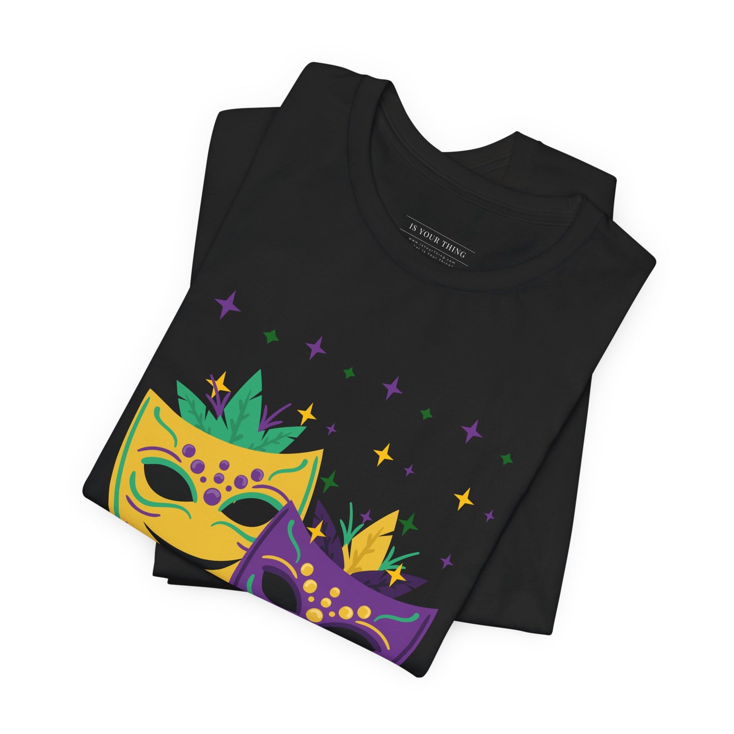 Mardi Gras Mask Unisex Tee