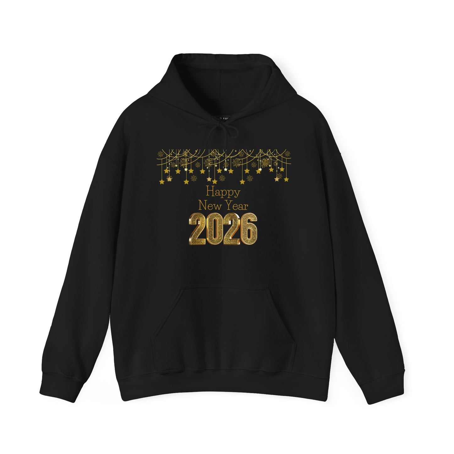 New Year Celebration 2026 Unisex Hoodie (Gold)