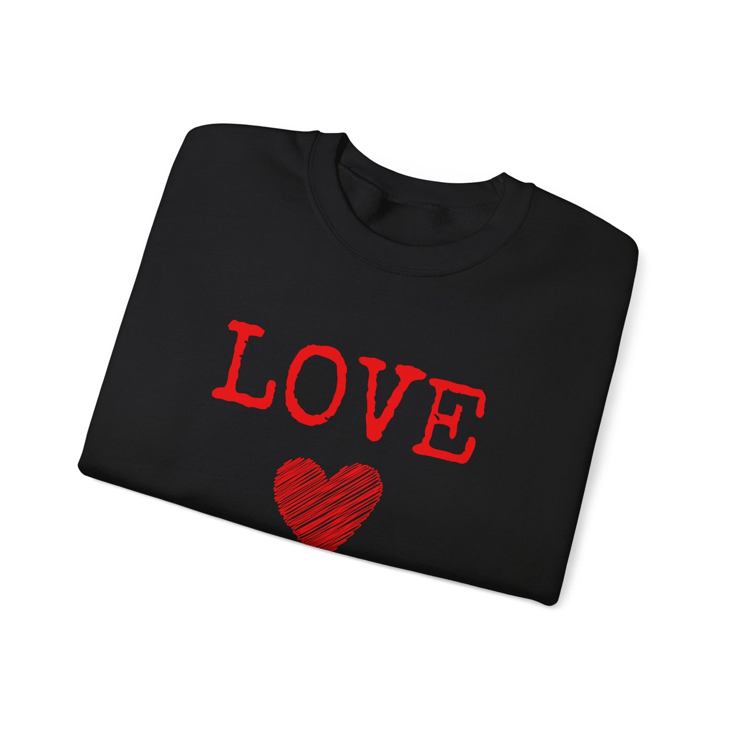 LOVE Heart Unisex Sweatshirt