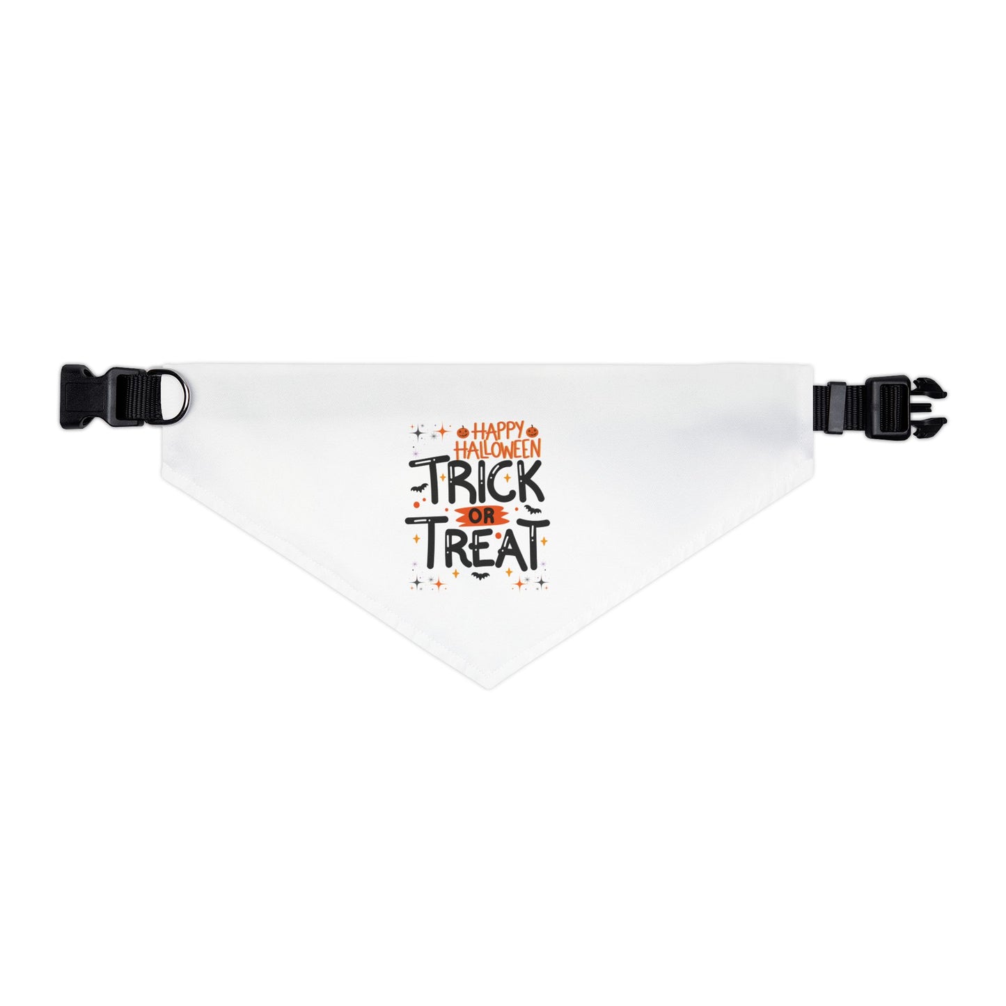 Happy Halloween Trick or Treat Pet Bandana (Also Available in Adult Holiday Collection and Kids Holiday Collection)