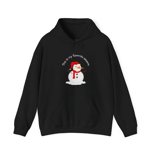 This Is My Favorite Season Unisex Hoodie  (Also Available in Kids Holiday Collection and Pet Holiday Collection)