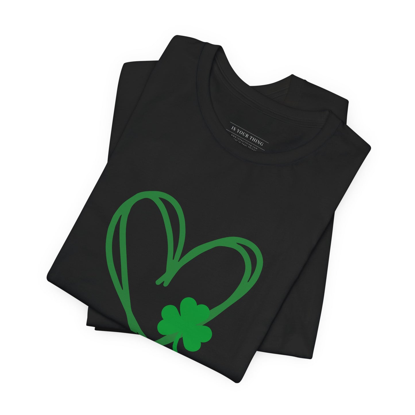 St. Patrick’s Day Heart Shamrock Unisex Tee