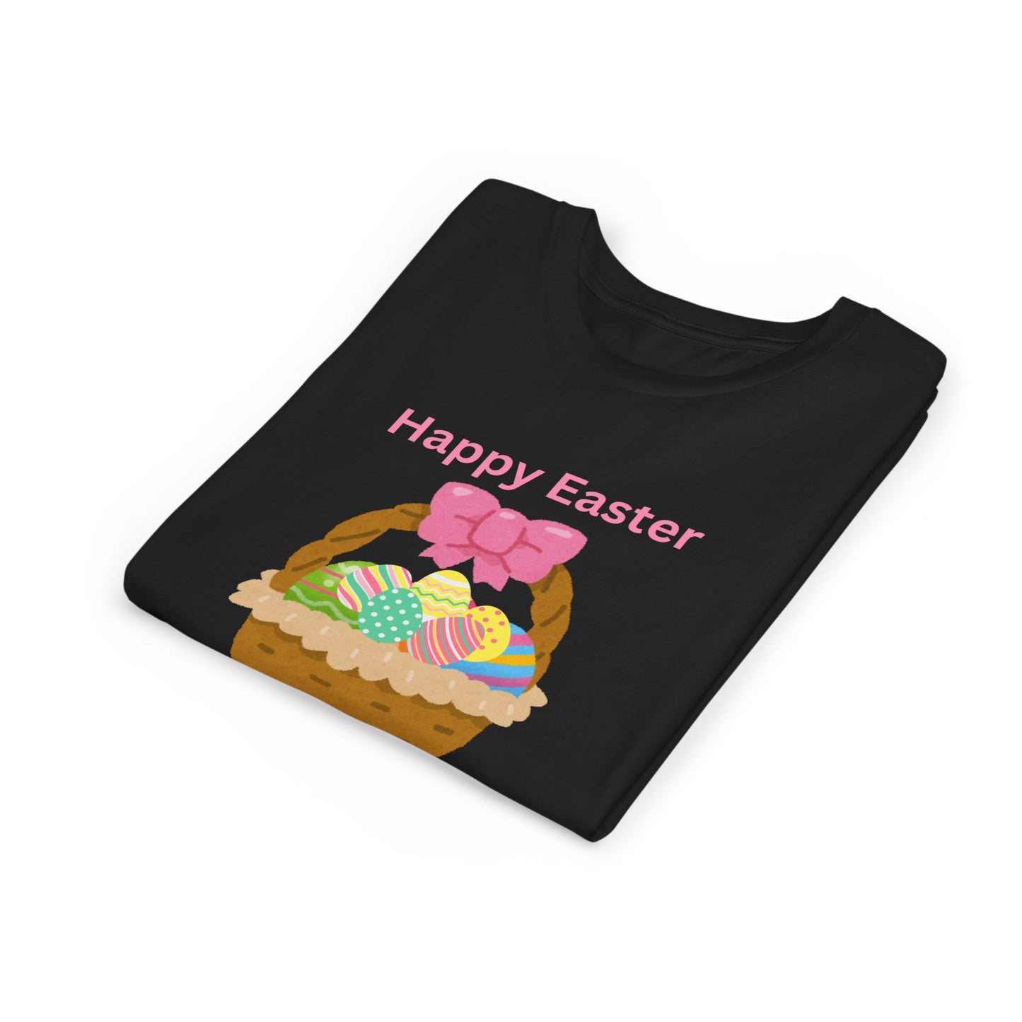 Happy Easter with Basket Youth Tee