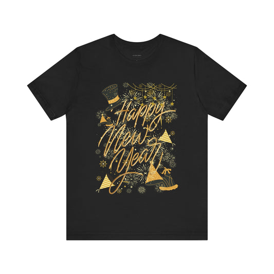 Happy New Year Unisex Tee (Top Hat)