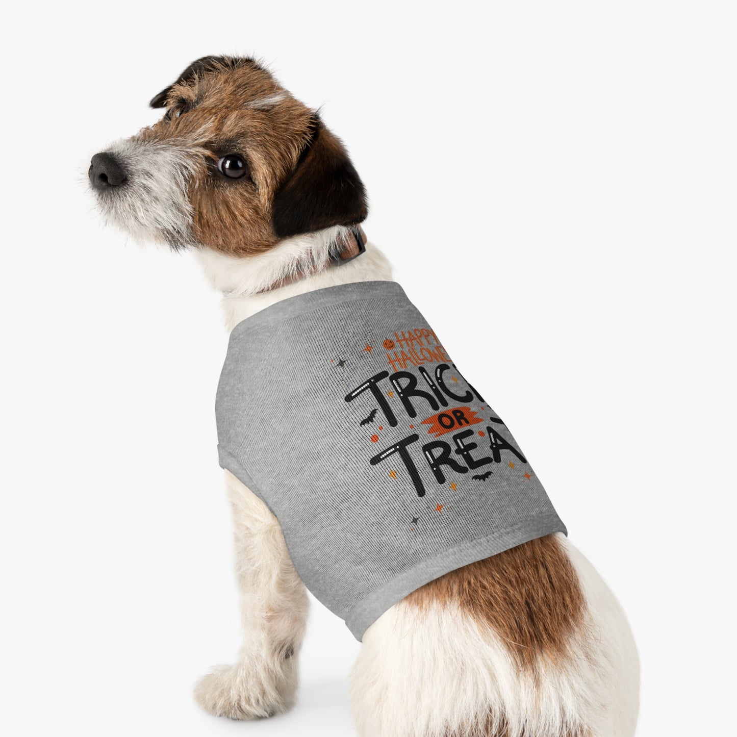 Happy Halloween Trick or Treat Pet Tank Top (Also Available in Adult Holiday Collection and Kids Holiday Collection)