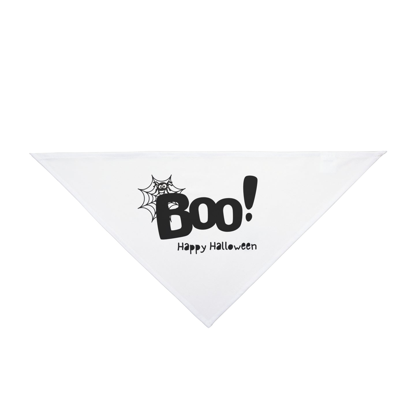 Boo Happy Halloween Pet Bandana (Also Available in Adult Holiday Collection and Kids Holiday Collection)