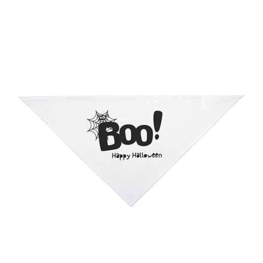 Boo Happy Halloween Pet Bandana (Also Available in Adult Holiday Collection and Kids Holiday Collection)
