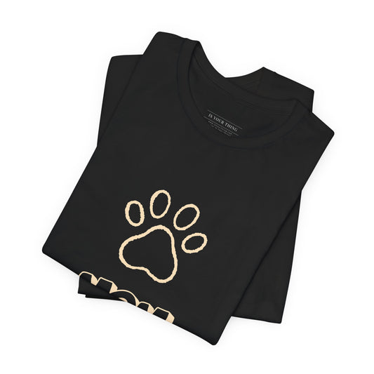 Dog Mom Paw Print Unisex Tee