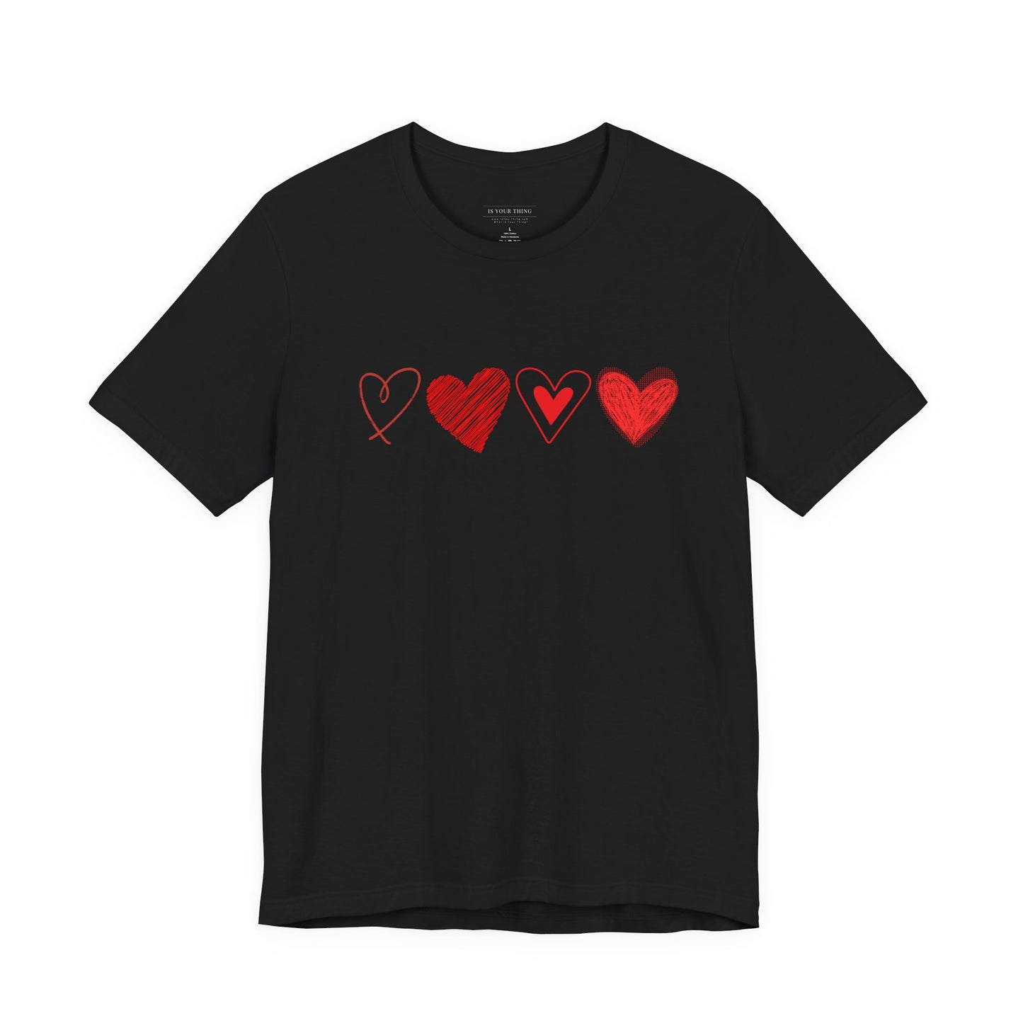 Four Hearts Unisex Tee