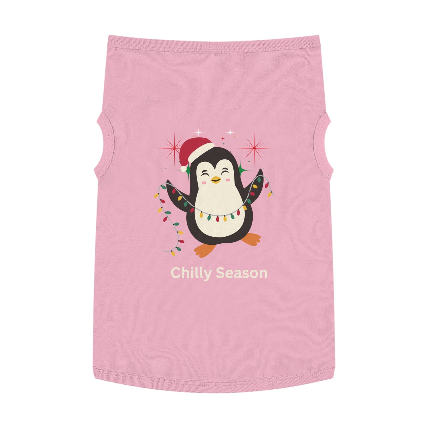 Penguin Chilly Season Pet Tank Top (Also Available in Adult Holiday Collection and Kids Holiday Collection)