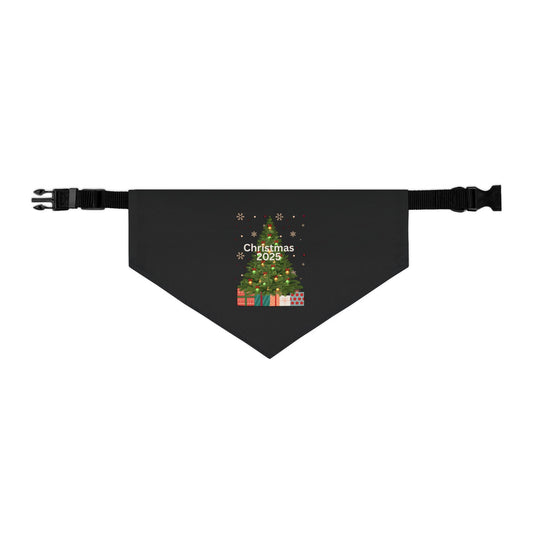 Christmas 2025 Pet Bandana Collar (Black) (Also Available in Adult Holiday Collection and Kids Holiday Collection)