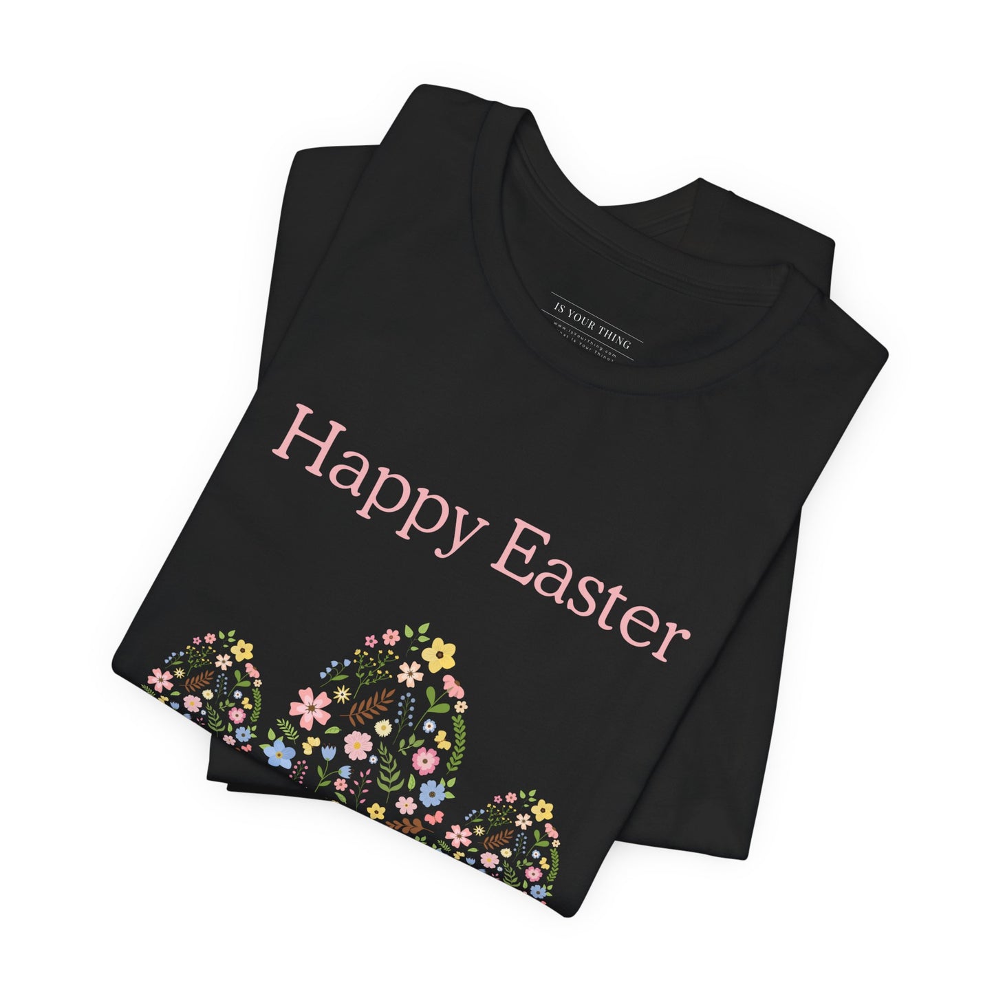 Happy Easter Floral Egg Unisex Tee