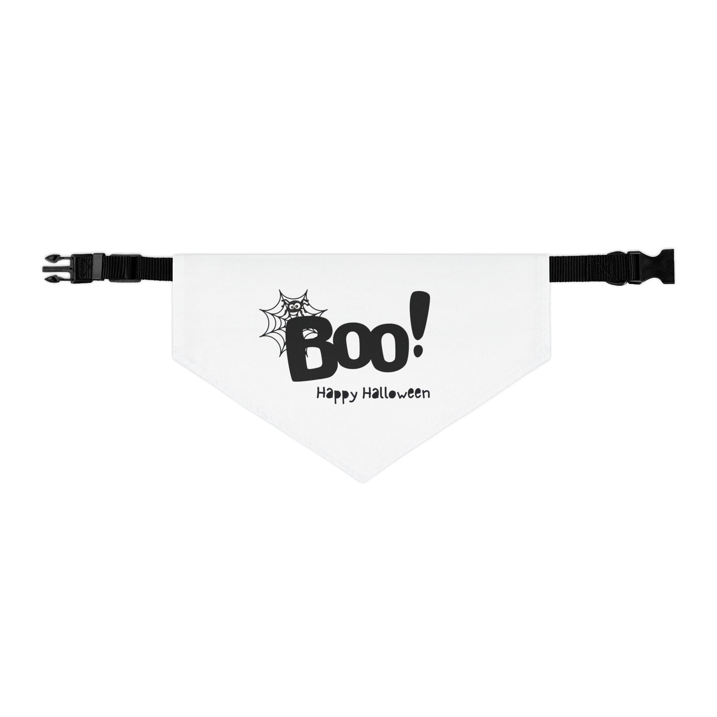 Boo Happy Halloween Pet Bandana Collar (Also Available in Adult Holiday Collection and Kids Holiday Collection)