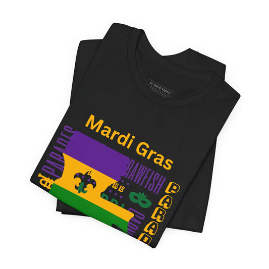 Mardi Gras Parade Louisiana Unisex Tee