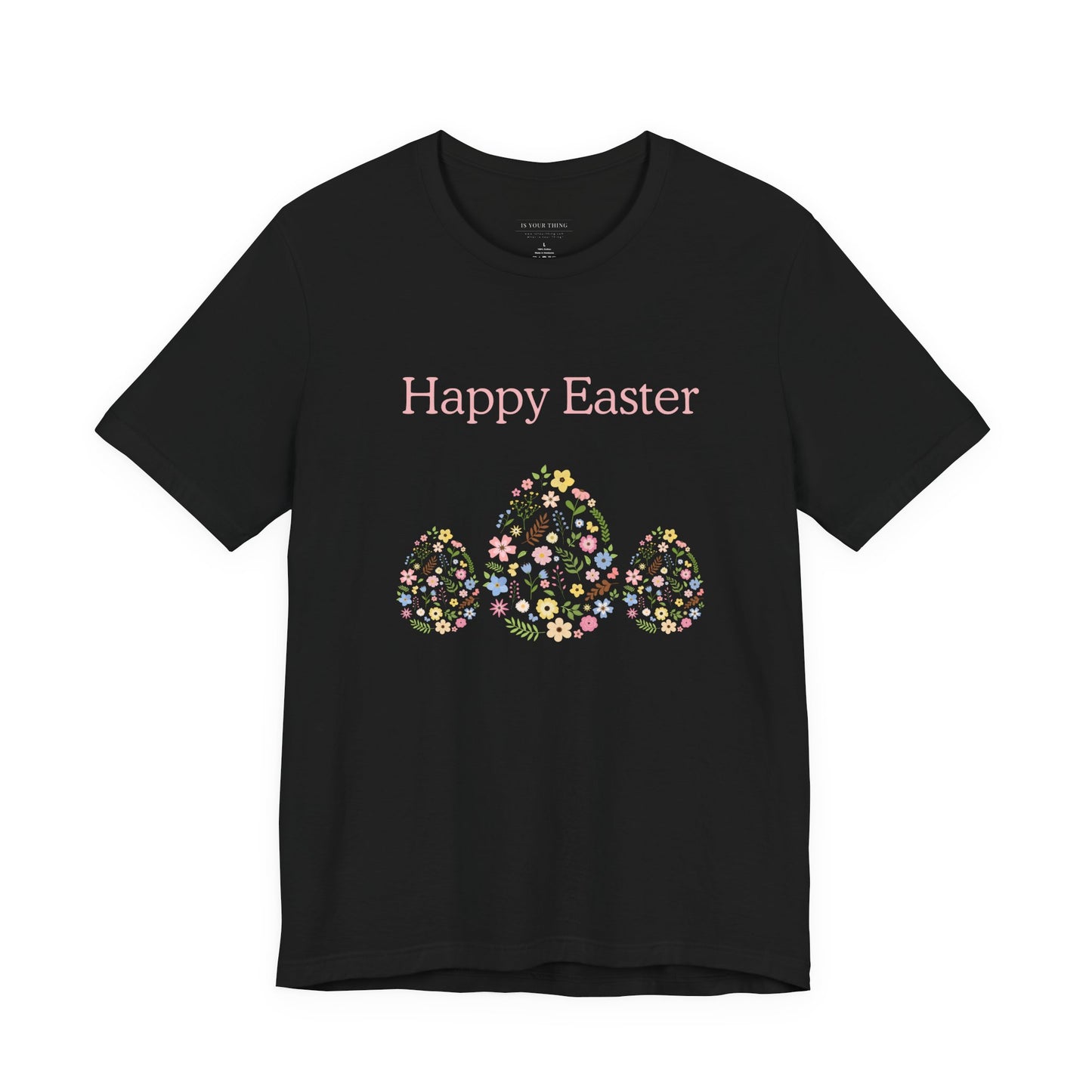 Happy Easter Floral Egg Unisex Tee