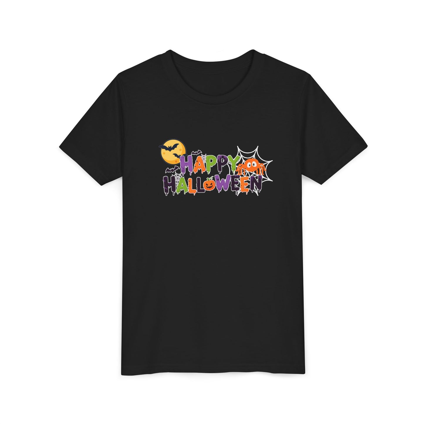 Happy Halloween Multi-Color Youth Tee