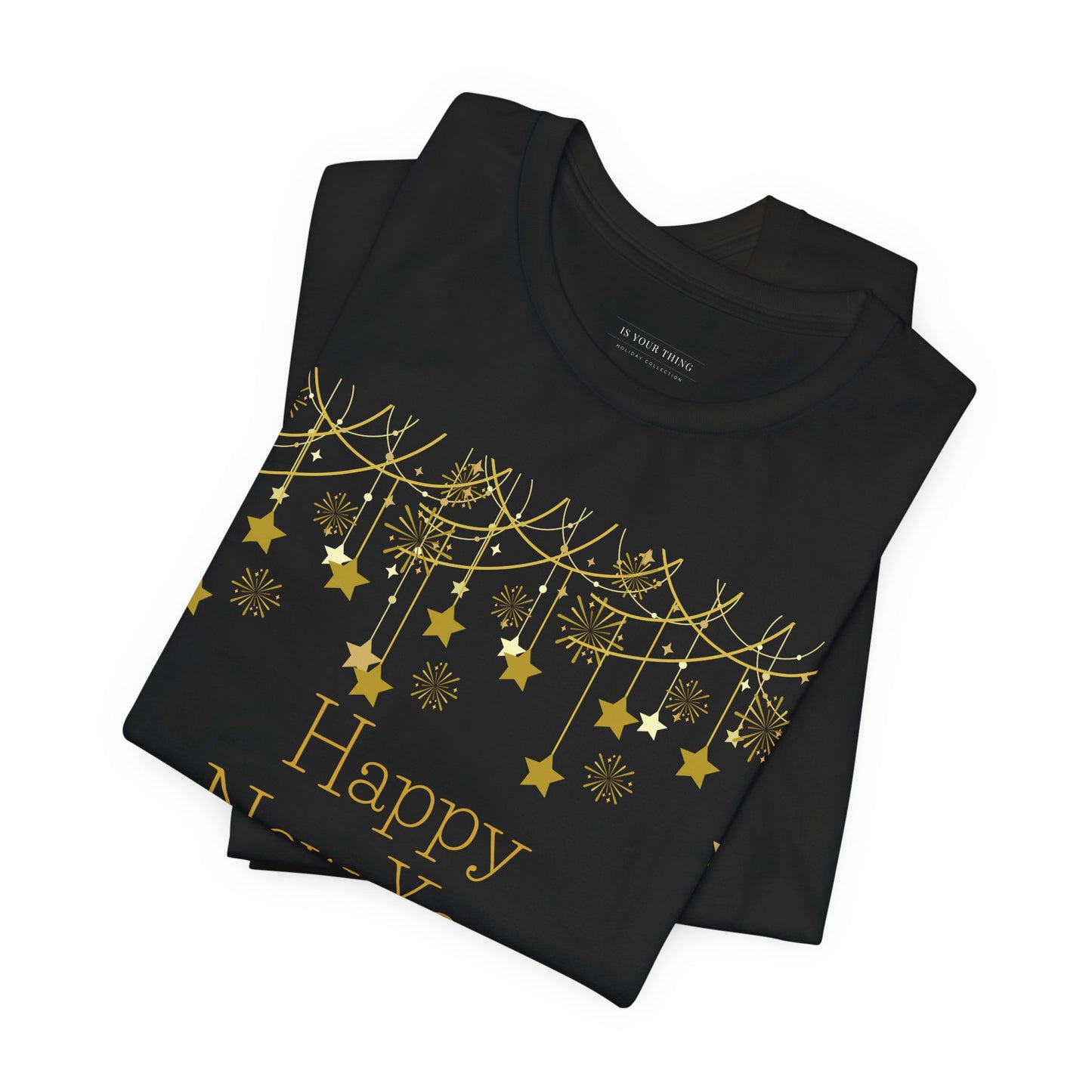 New Year Celebration 2026 Unisex Tee (Gold)