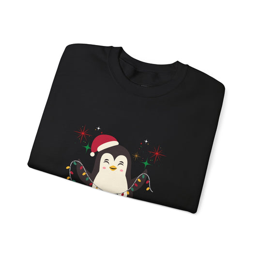 Chilly Season Penguin Unisex Sweatshirt (Also Available in Kids Holiday Collection and Pet Holiday Collection)