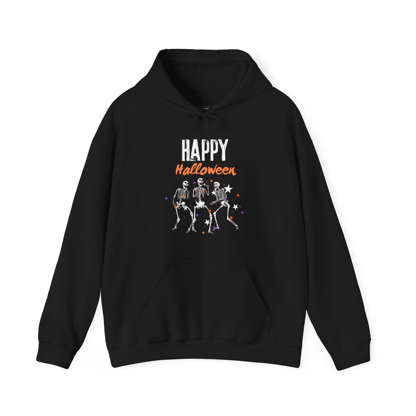 Happy Halloween Skeleton Unisex Hoodie (Also Available in Kids Holiday Collection)