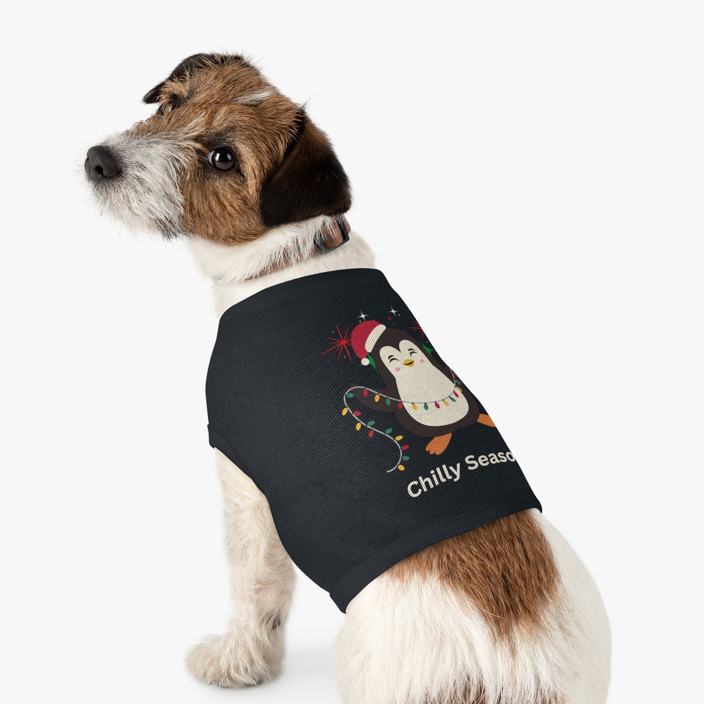 Penguin Chilly Season Pet Tank Top (Also Available in Adult Holiday Collection and Kids Holiday Collection)