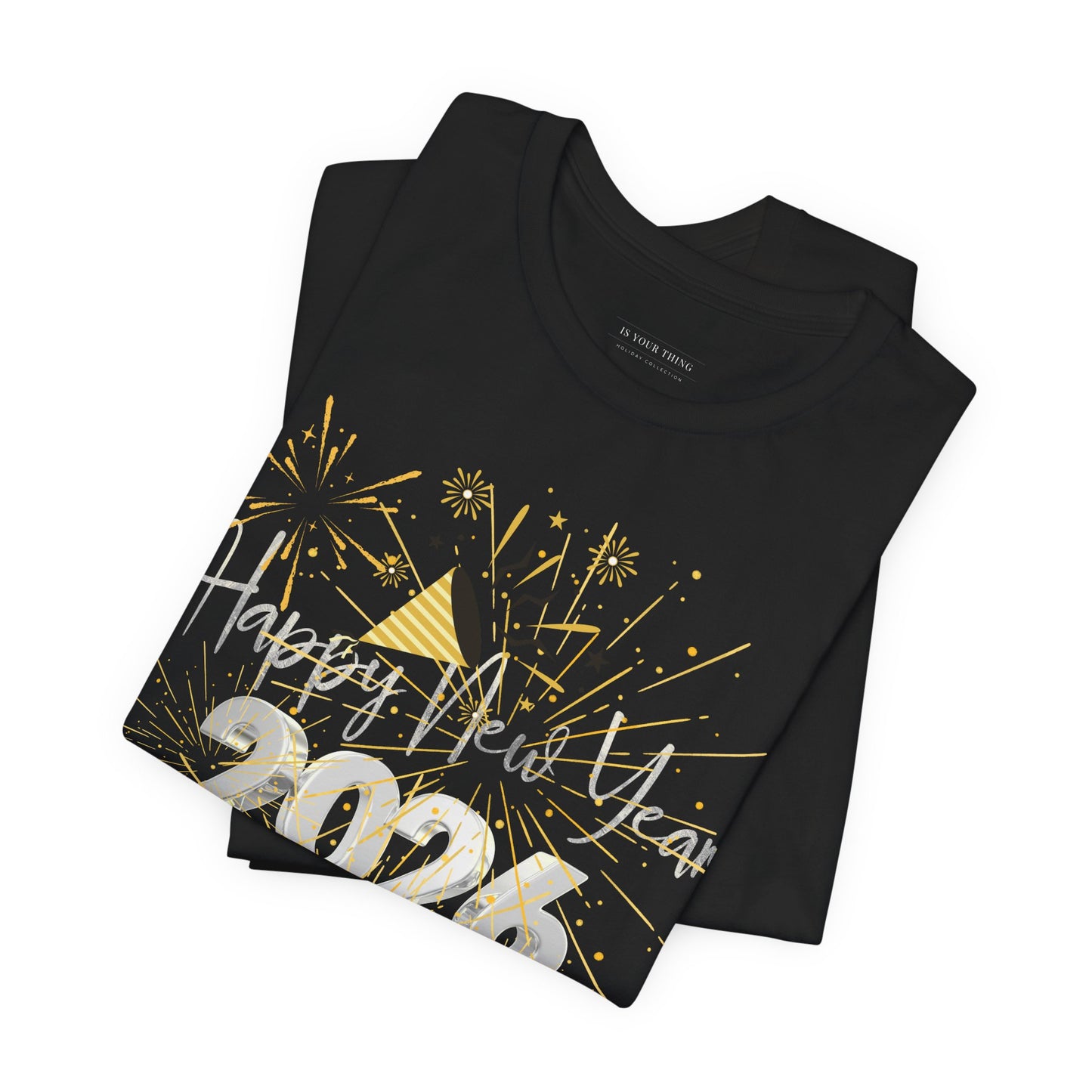 New Years Celebration 2026 Unisex Tee (Fireworks)