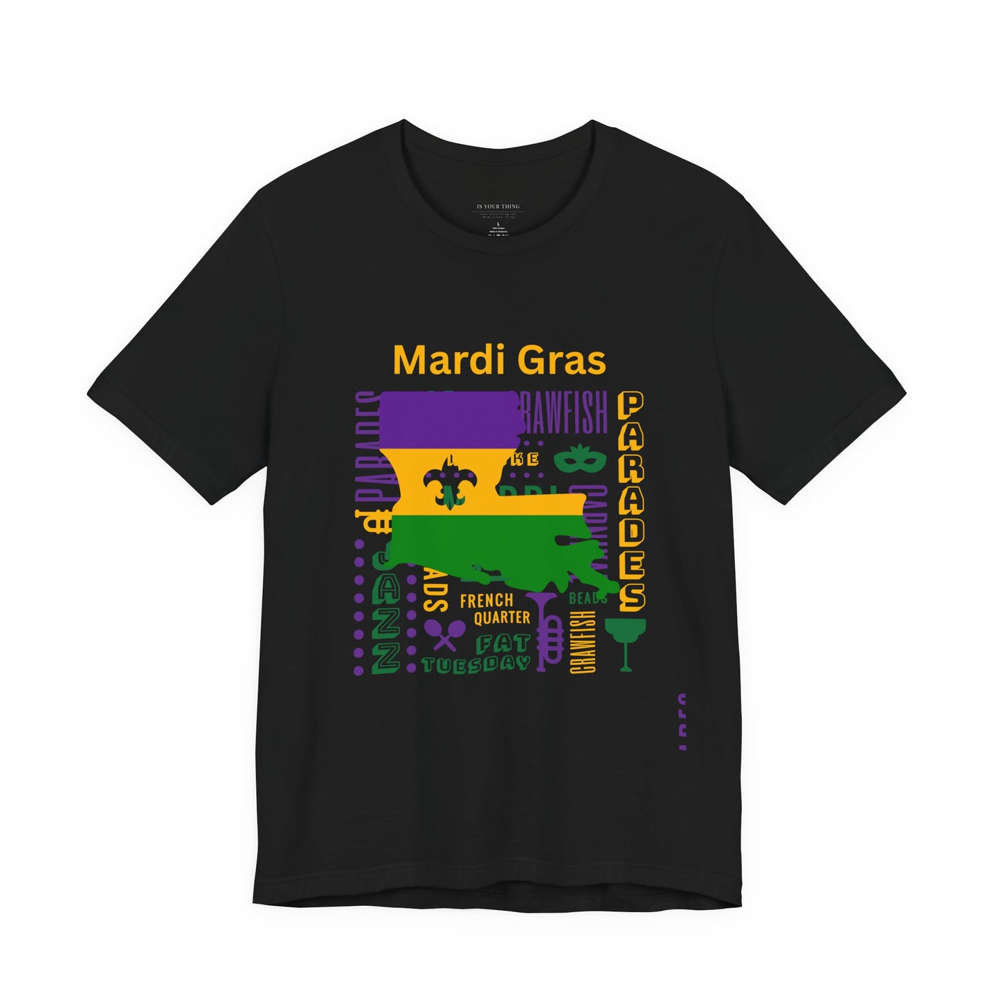 Mardi Gras Parade Louisiana Unisex Tee
