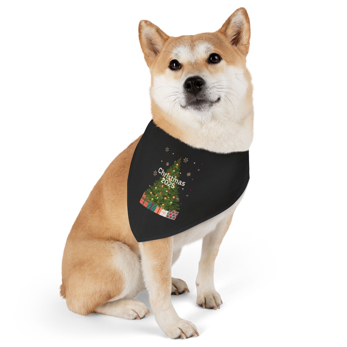 Christmas 2025 Pet Bandana Collar (Black) (Also Available in Adult Holiday Collection and Kids Holiday Collection)