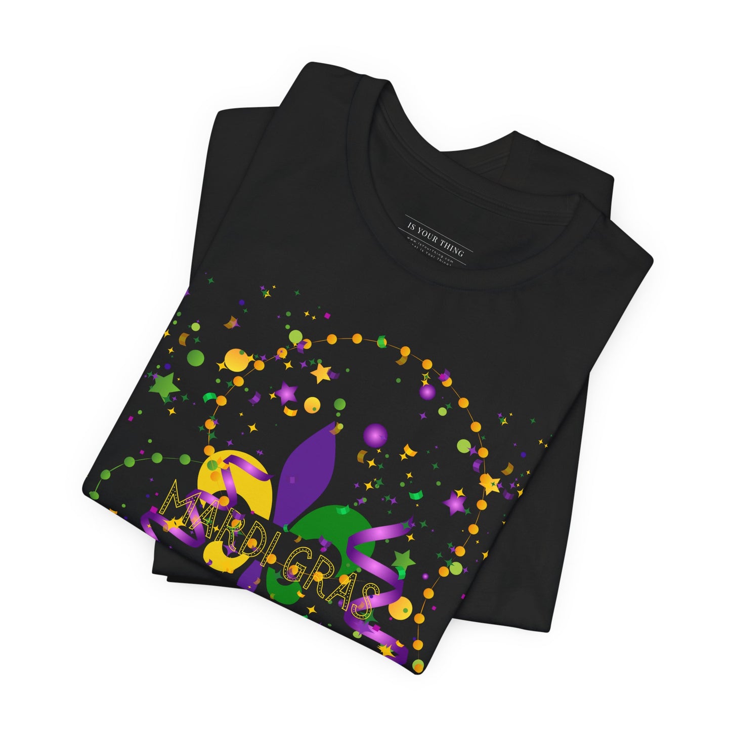 Mardi Gras Fleur-de-Lis Party Unisex Tee
