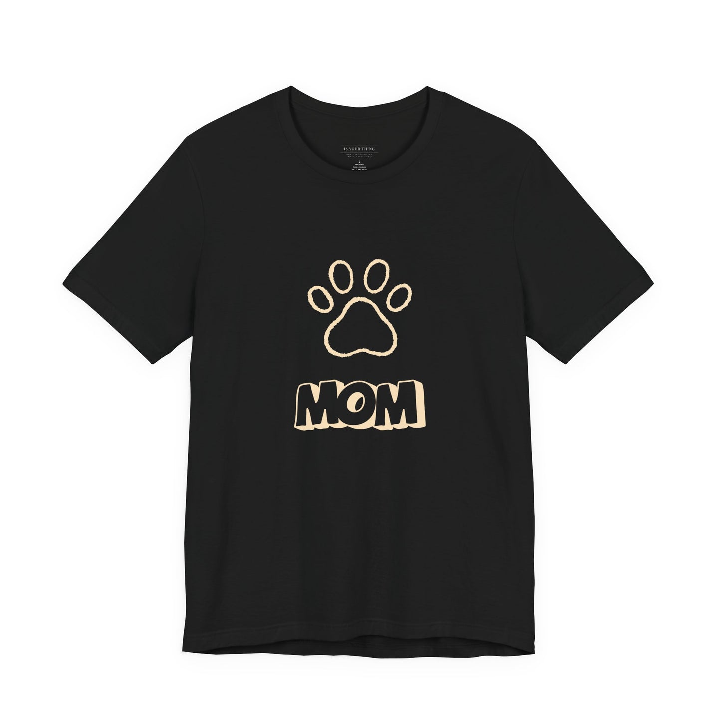 Dog Mom Paw Print Unisex Tee