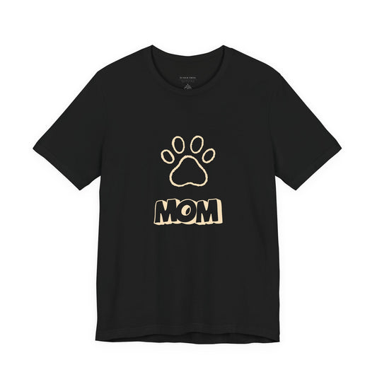 Dog Mom Paw Print Unisex Tee