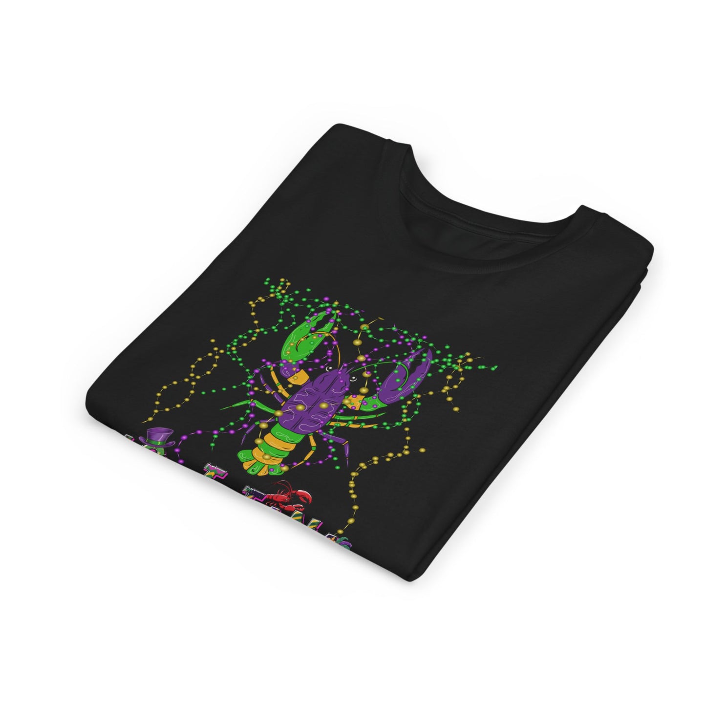 Louisiana Mardi Gras Crawfish Youth Tee