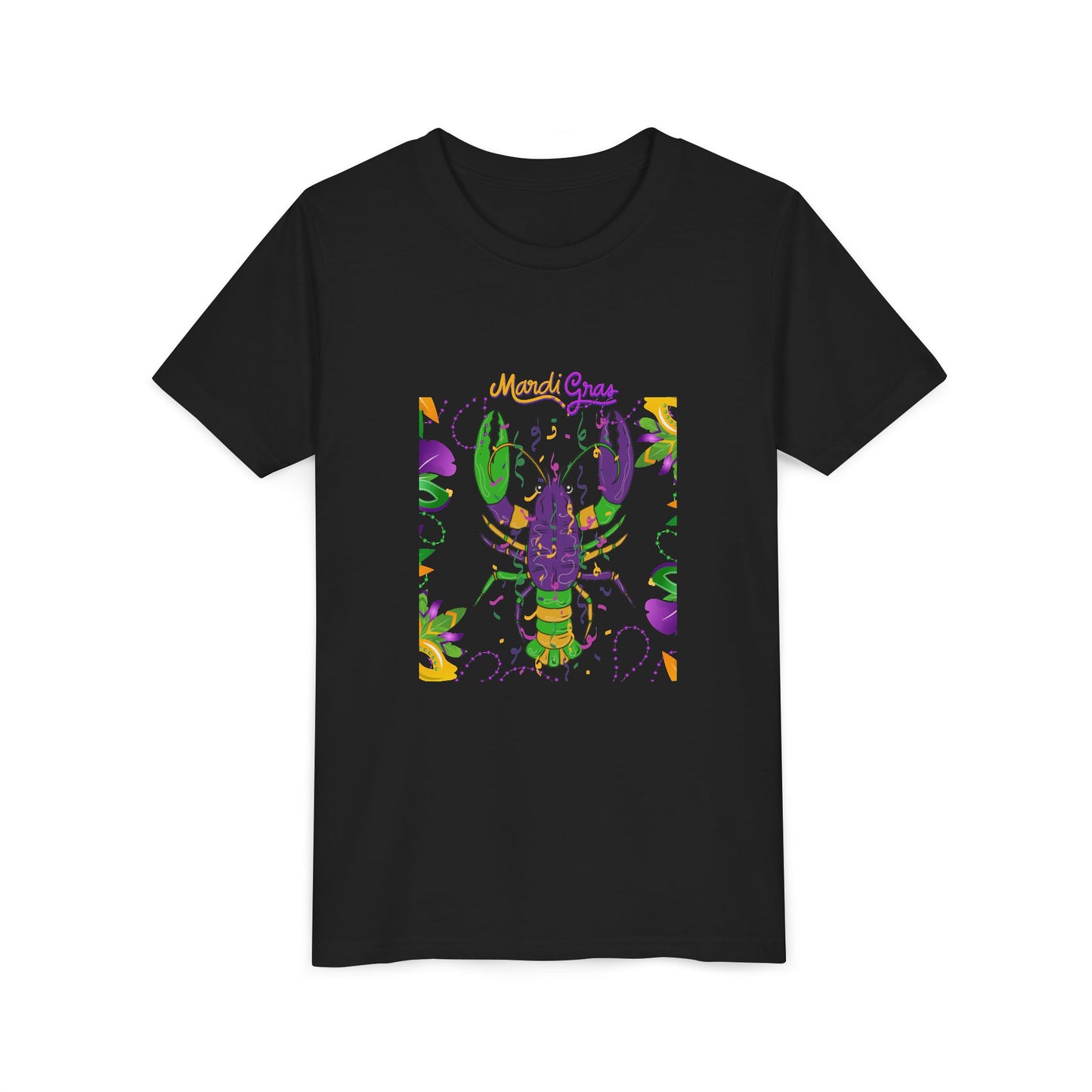 Mardi Gras Crawfish Youth Tee