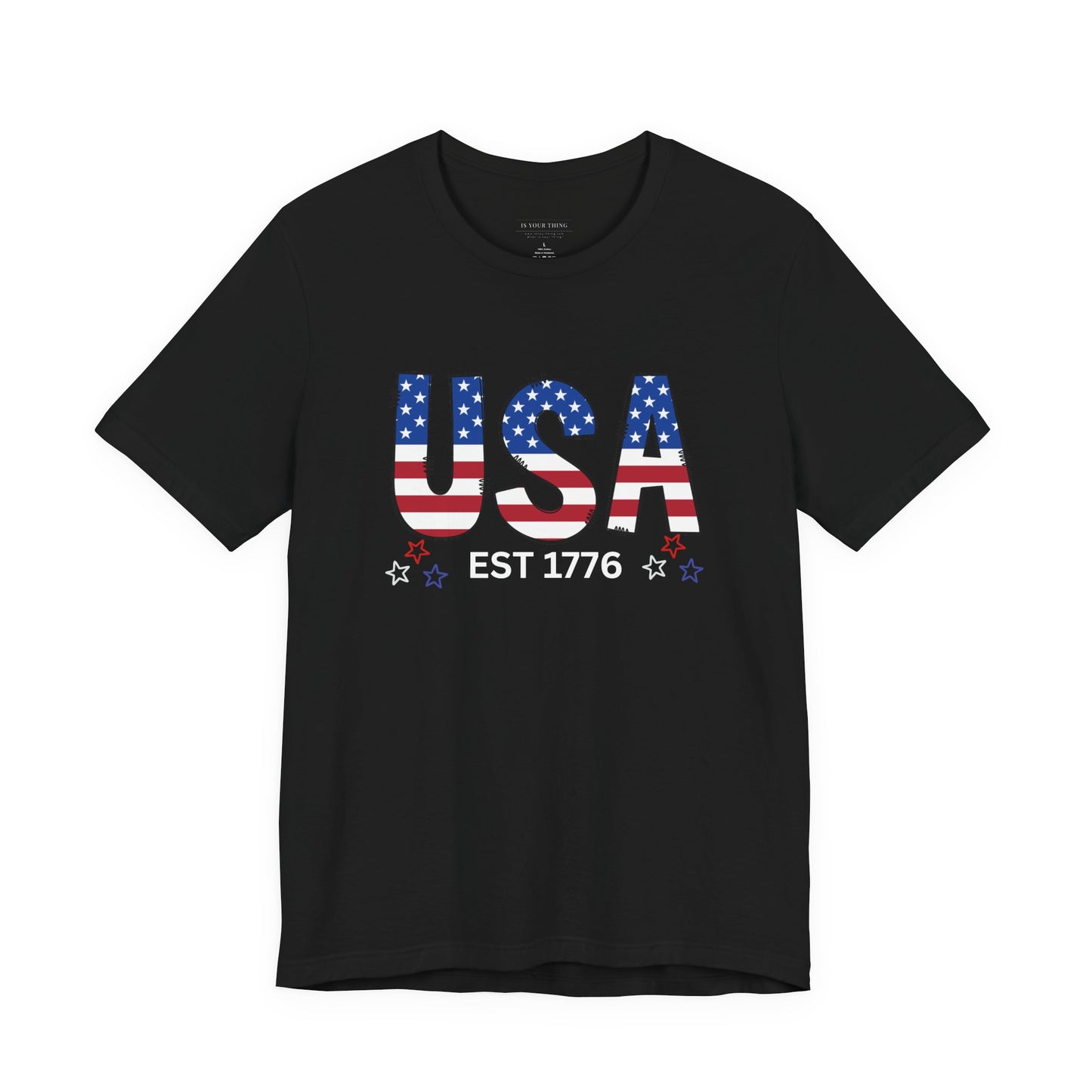 USA EST 1776 Flag Unisex Tee