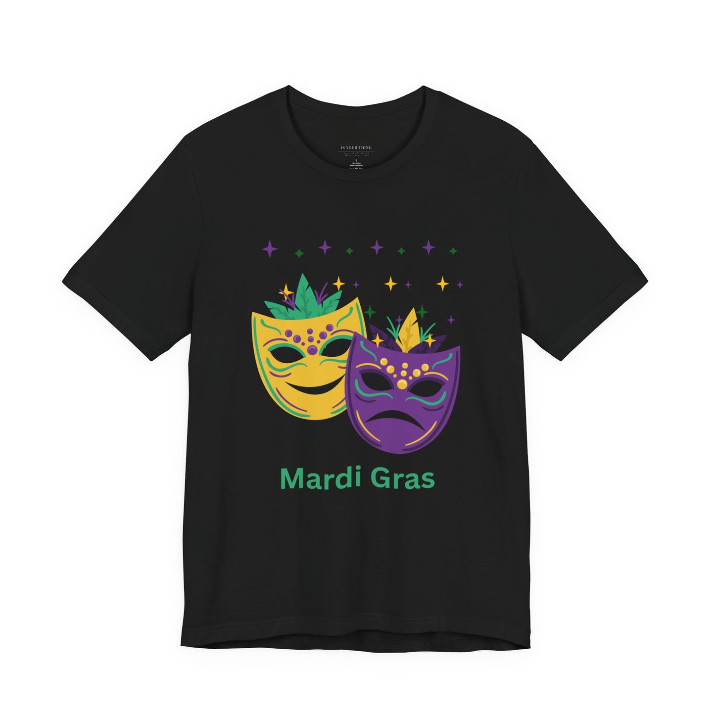 Mardi Gras Mask Unisex Tee
